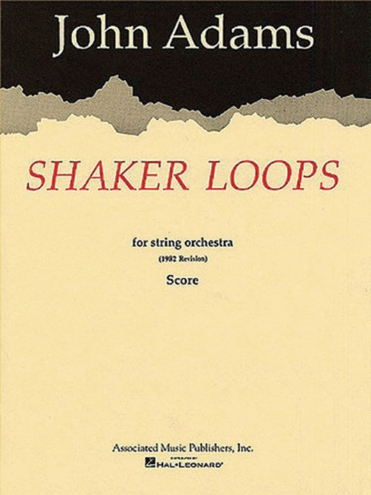 Adams - Shaker Loops So Full Score