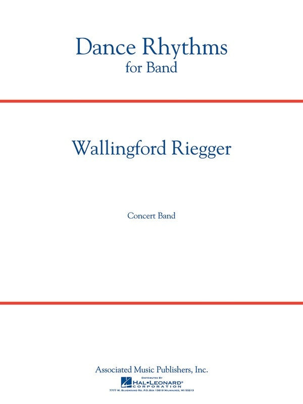 Dance Rhythms For Band Op 58 Concert Band 5 Score Only