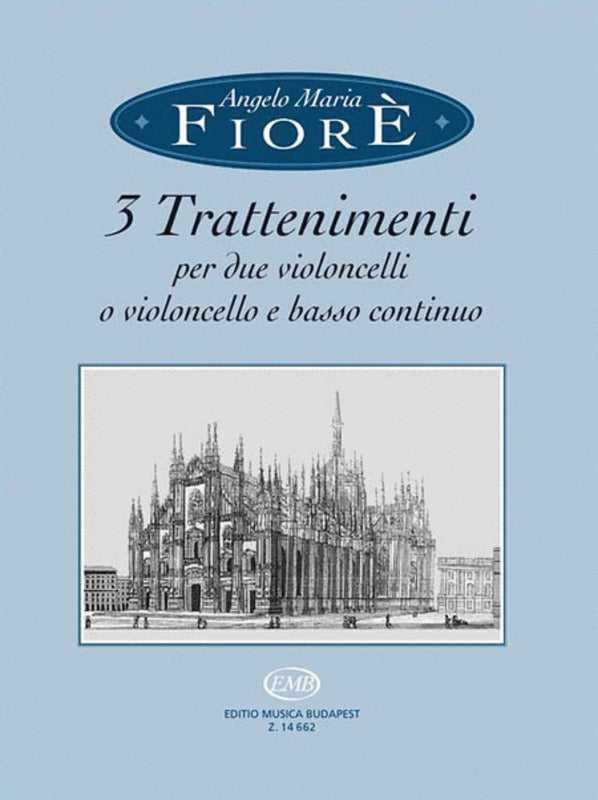 3 Trattenimenti 3 Cellos/Basso Continuo Score/Parts