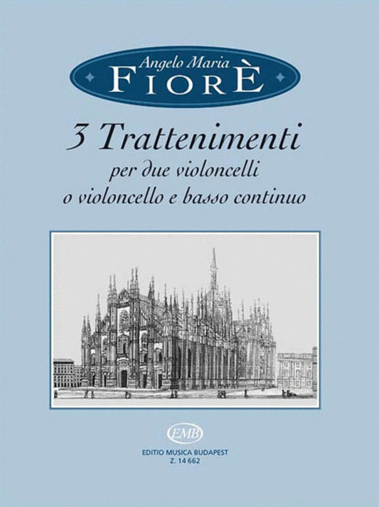 3 Trattenimenti 3 Cellos/Basso Continuo Score/Parts