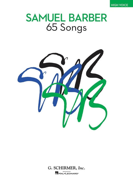 Schirmer - Barber - 65 Songs High Voice