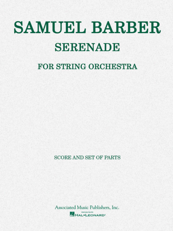 Serenade For Strings - So Score/Parts