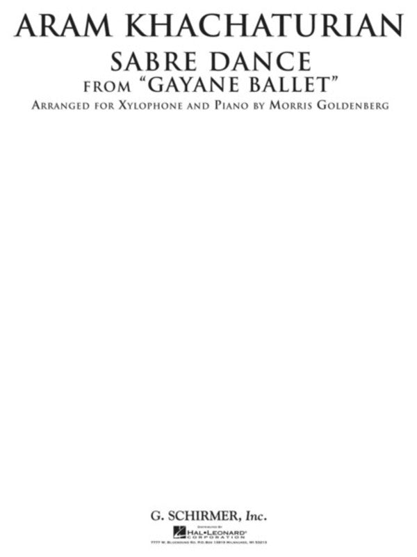 Sabre Dance From Gayane Ballet Xylophone/Piano