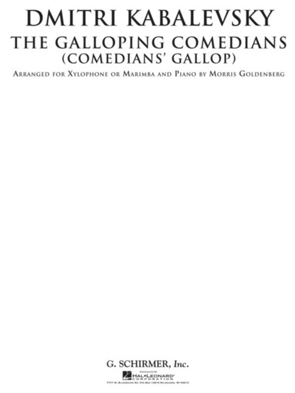 Schirmer - Kabalevsky - Galloping Comedians Xylophone/Piano