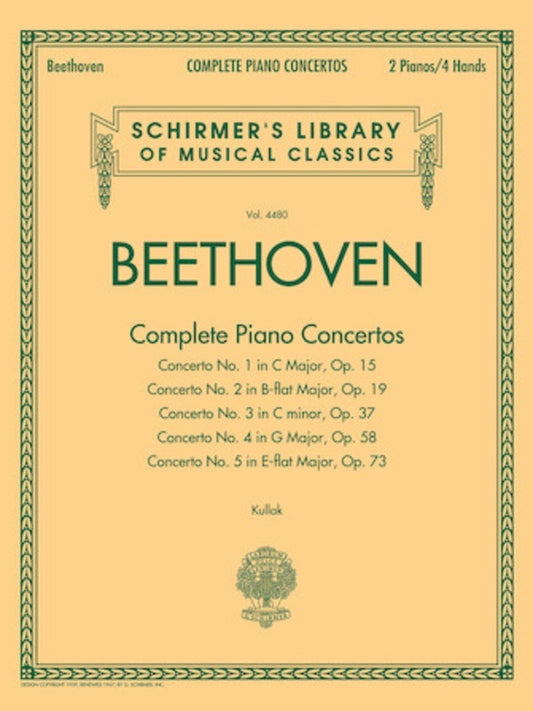 Beethoven - Complete Piano Concertos 2 Pianos/4 Hands