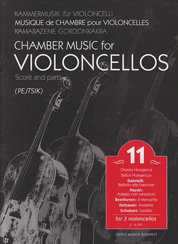 Chamber Music For Violoncellos Vol 11 Score/Part