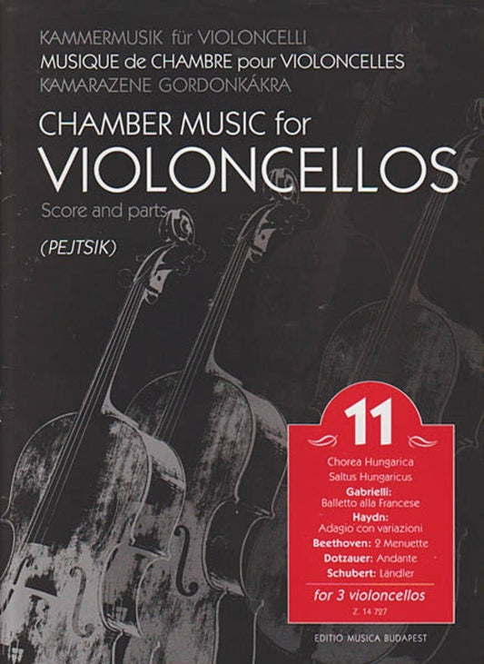 Chamber Music For Violoncellos Vol 11 Score/Part