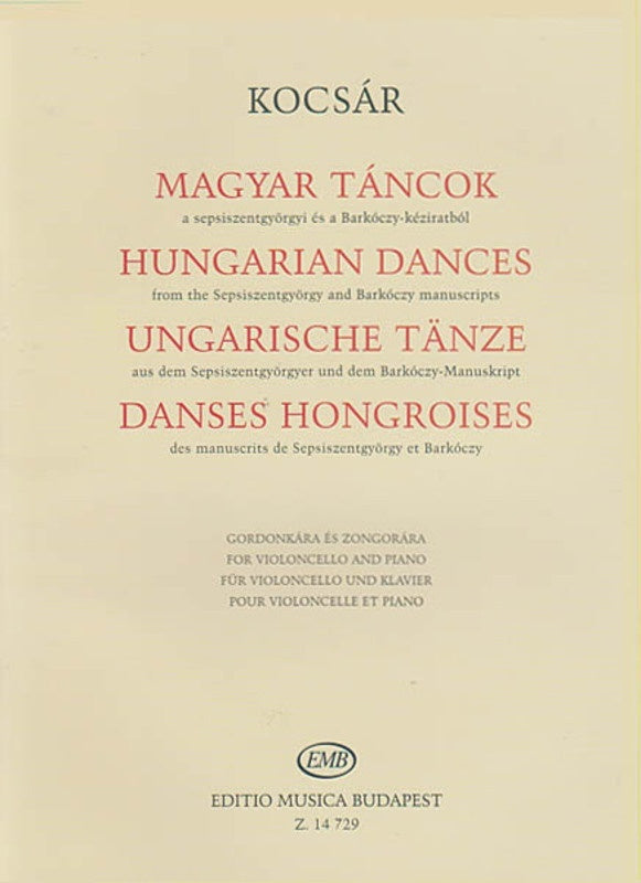 Hungarian Dances Vlc Piano