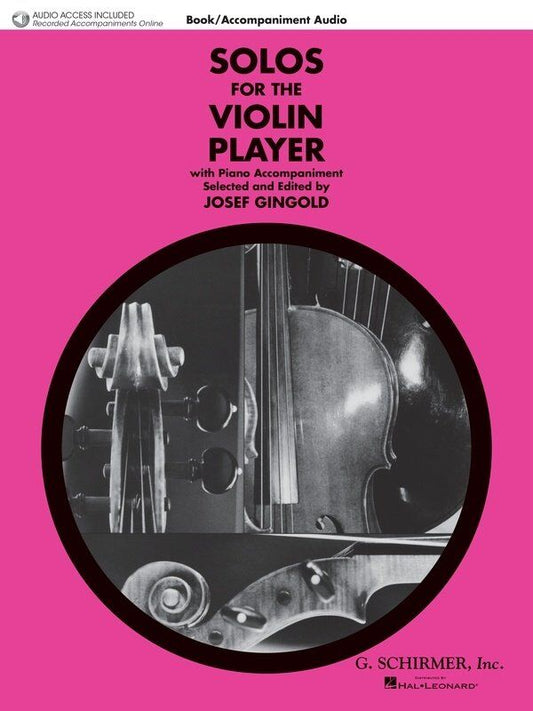 Solos for the Violin Player by Josef Gingold with Online Piano Accompaniments and Playback+ Audio Features
