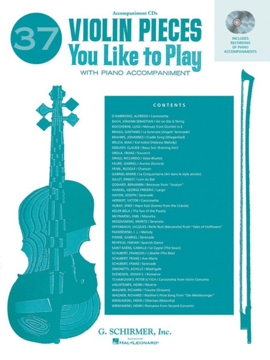 37 Violin Pieces You Like To Play 2 CDs Only