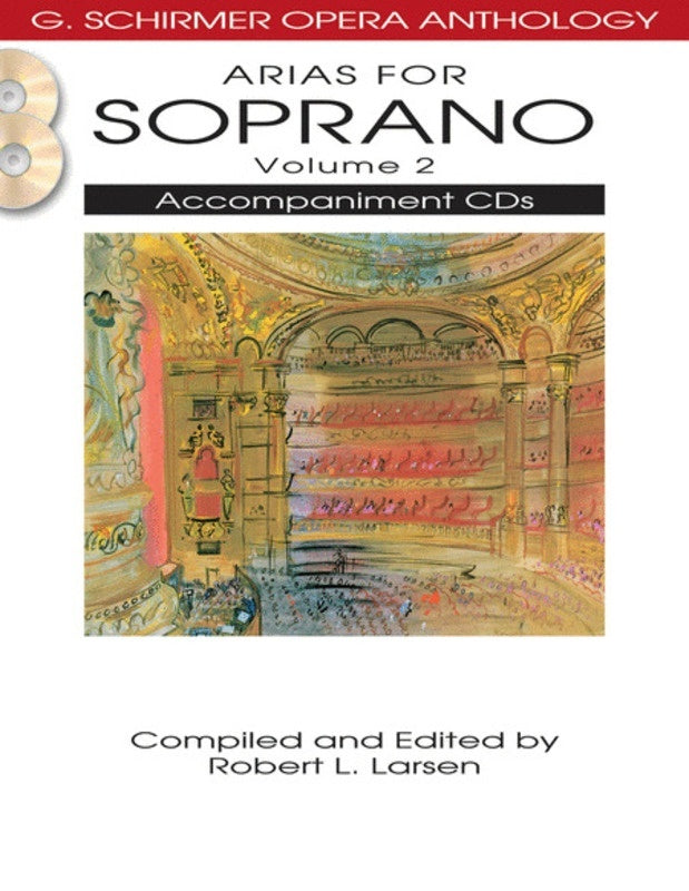 Schirmer - Arias For Soprano Vol 2 Accompanment Cds Only