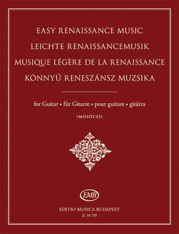 Easy Renaissance Music For Guitar (Softcover Book)