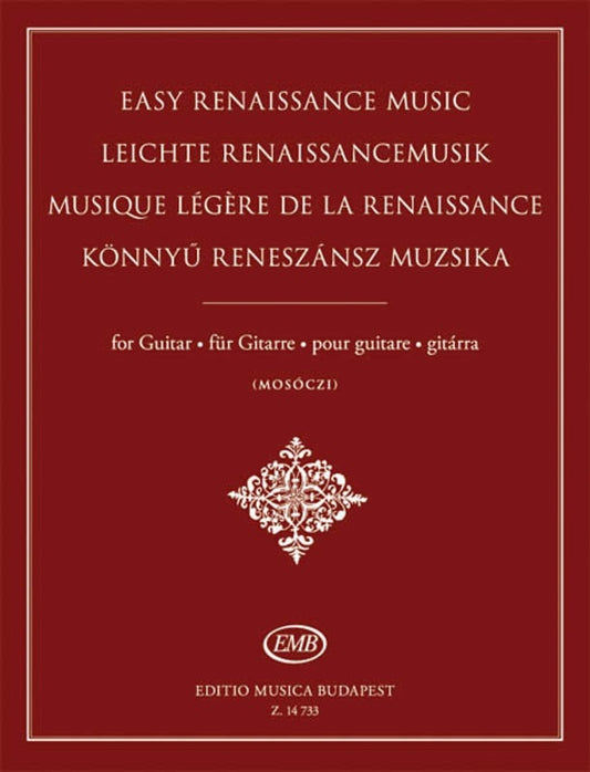 Easy Renaissance Music For Guitar (Softcover Book)