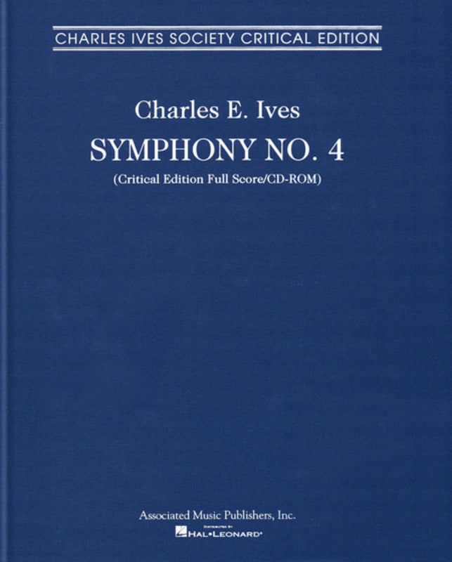 Ives - Symphony No 4 Full Score/CD-Rom Clothbound