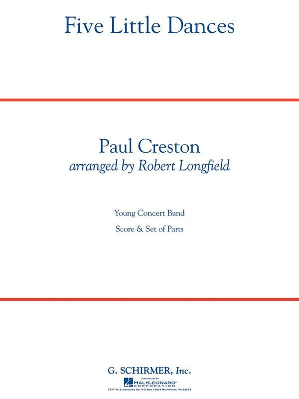 Five Little Dances — Concert Band Grade 3 (G. Schirmer, Inc.)