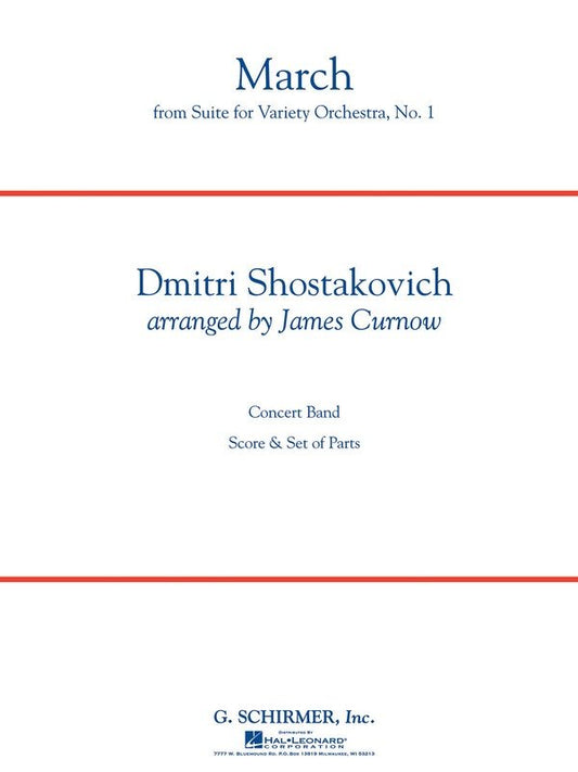 March from Suite for Variety Orchestra No. 1 — Concert Band Grade 4, Score & Parts (G. Schirmer, Inc.)
