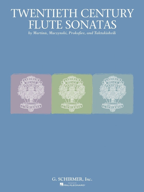 Twentieth Century Flute Sonatas Flute/Piano (Softcover Book)