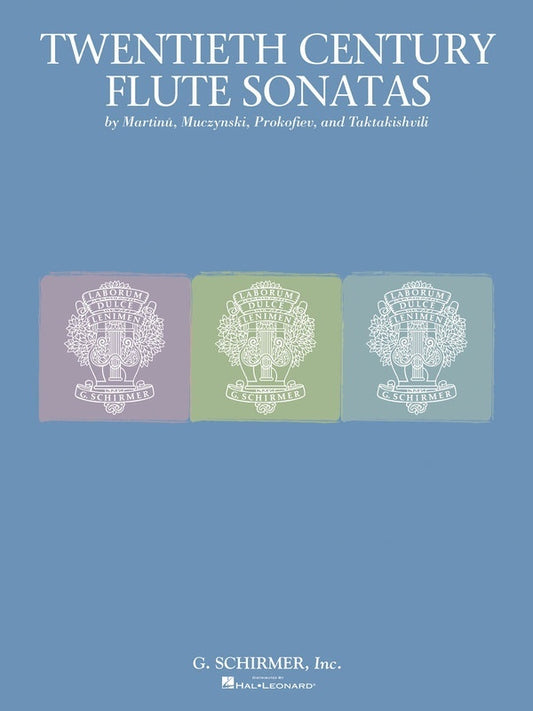 Twentieth Century Flute Sonatas Flute/Piano (Softcover Book)