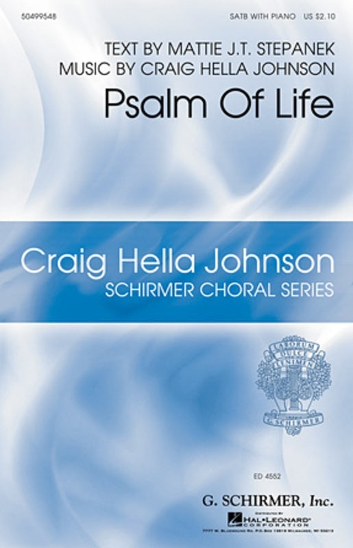 Psalm Of Life SATB
