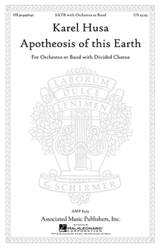 Apotheosis Of This Earth SATB