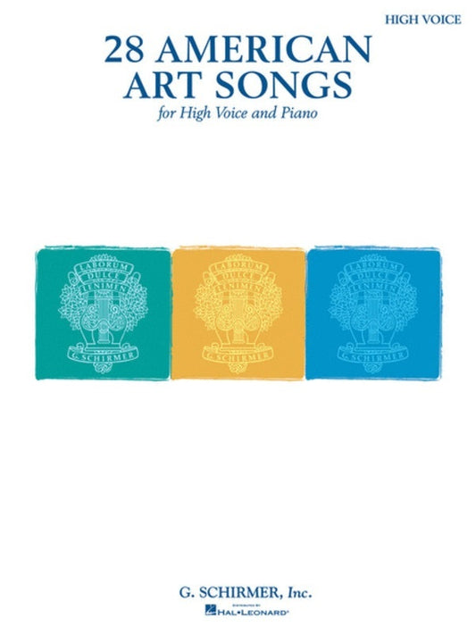 Schirmer - 28 American Art Songs High Voice/Piano