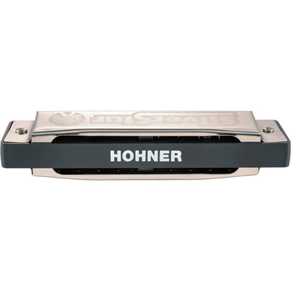 Hohner Silverstar Harmonica in Key of Bb - Diatonic, 10 Holes, Brass Reeds, ABS Comb, Stainless Steel Covers, 3 Octaves, 10.5cm Length — view 4