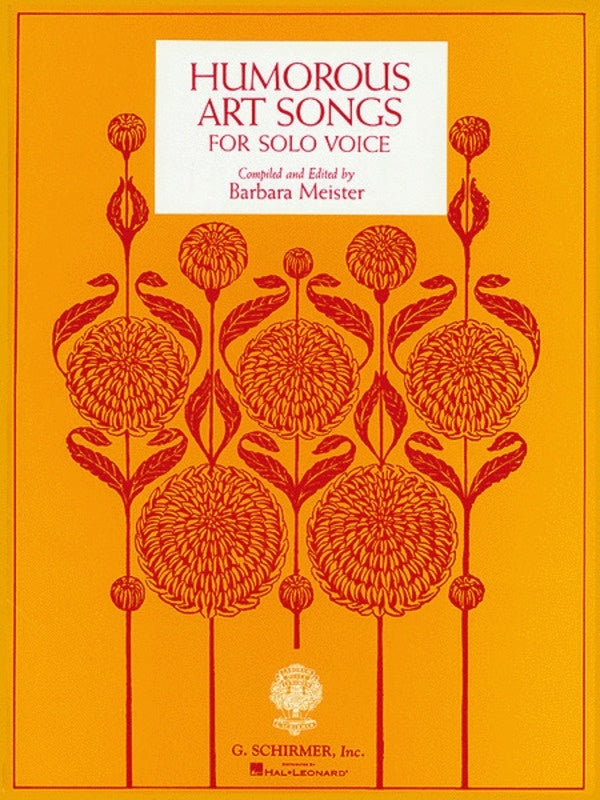 Schirmer - Humorous Art Songs For Solo Voice
