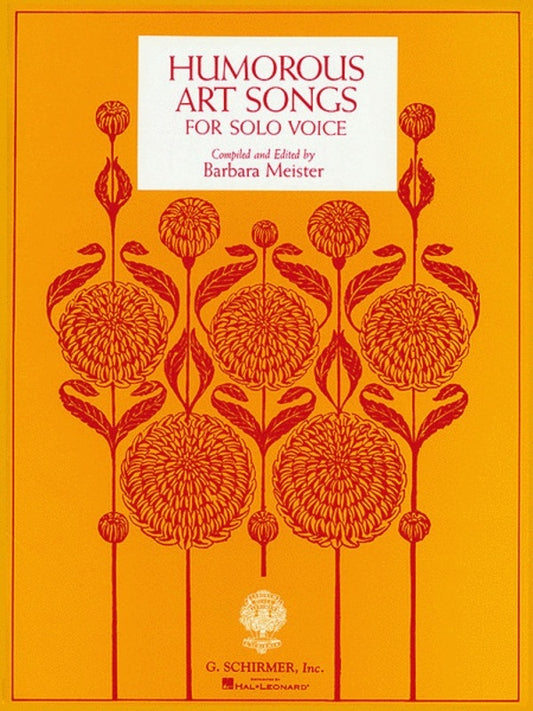Schirmer - Humorous Art Songs For Solo Voice