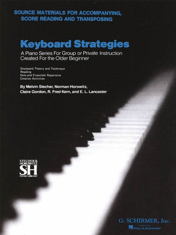 Schirmer - Keyboard Strategies Source Materials Accompanying