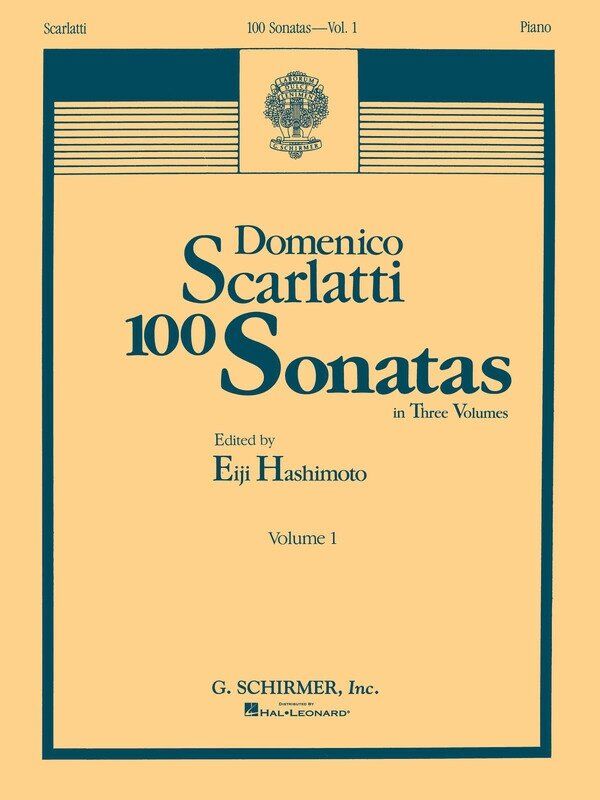 Scarlatti - 100 Sonatas Vol 1 Ed Hashimoto for Piano Solo, 142 Pages