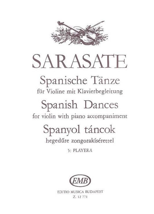 Spanish Dances Volume 5 Op 23 Violin Piano (Softcover Book)