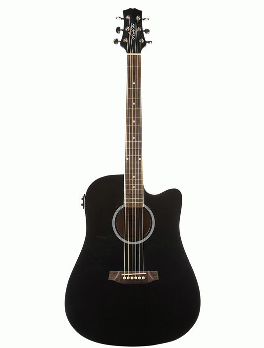 Ashton D20CEQBK Dreadnought Cutaway And Eq