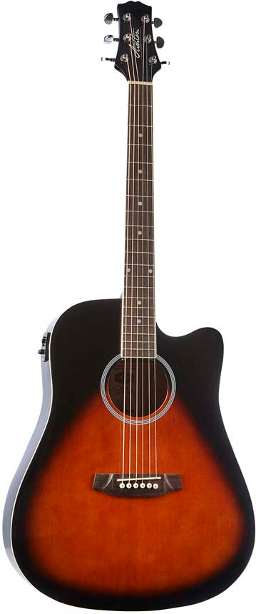 Ashton D20CEQTSB Dreadnought Cutaway And Eq — view 2