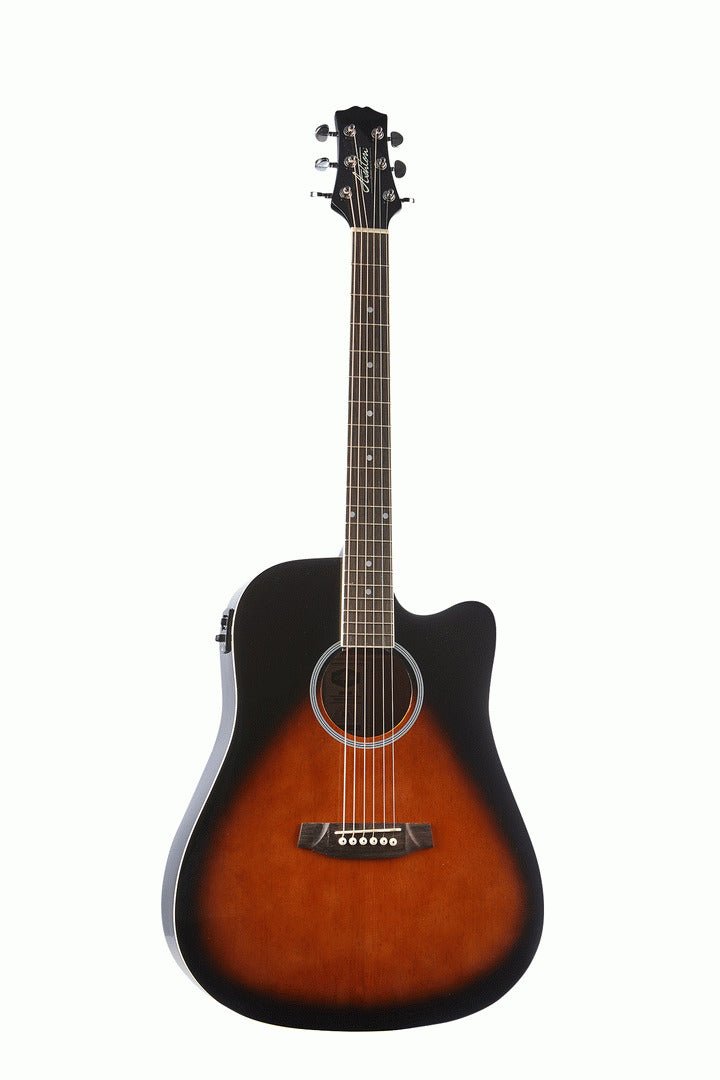 Ashton D20CEQTSB Dreadnought Cutaway And Eq — view 7