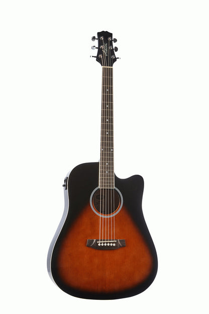 Ashton D20CEQTSB Dreadnought Cutaway And Eq — view 7