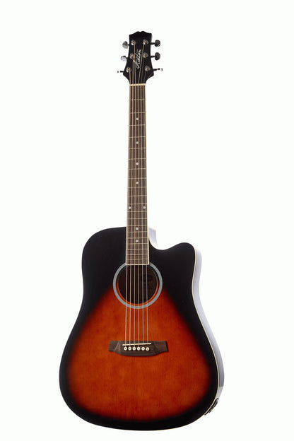 Ashton D20CEQTSB Dreadnought Cutaway And Eq