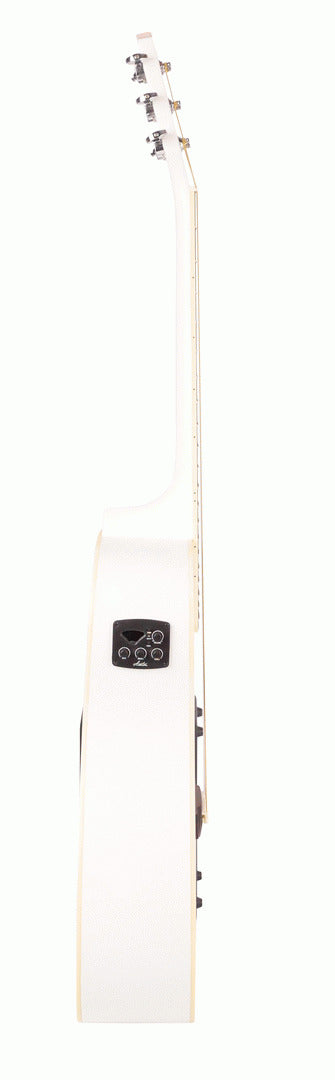 Ashton D26EQ Wh Dreadnought White Eq — view 3