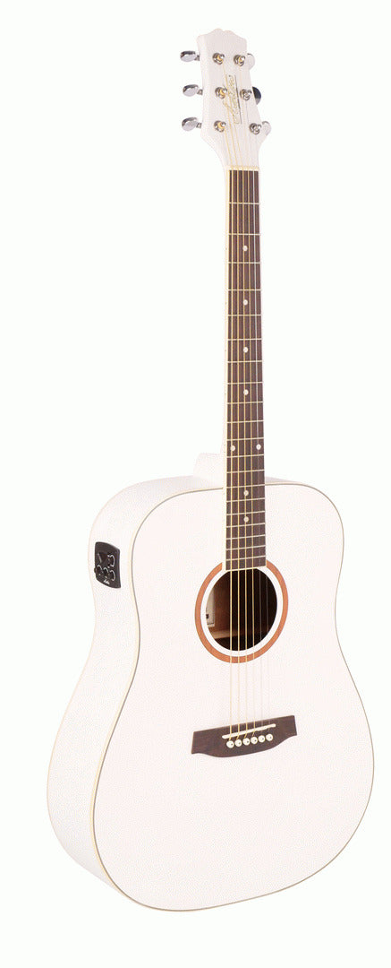 Ashton D26EQ Wh Dreadnought White Eq — view 2