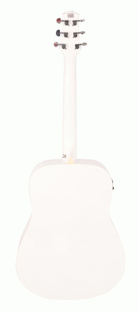 Ashton D26EQ Wh Dreadnought White Eq — view 4