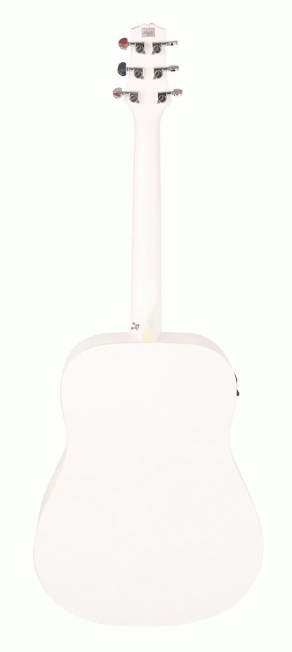 Ashton D26EQ Wh Dreadnought White Eq — view 4
