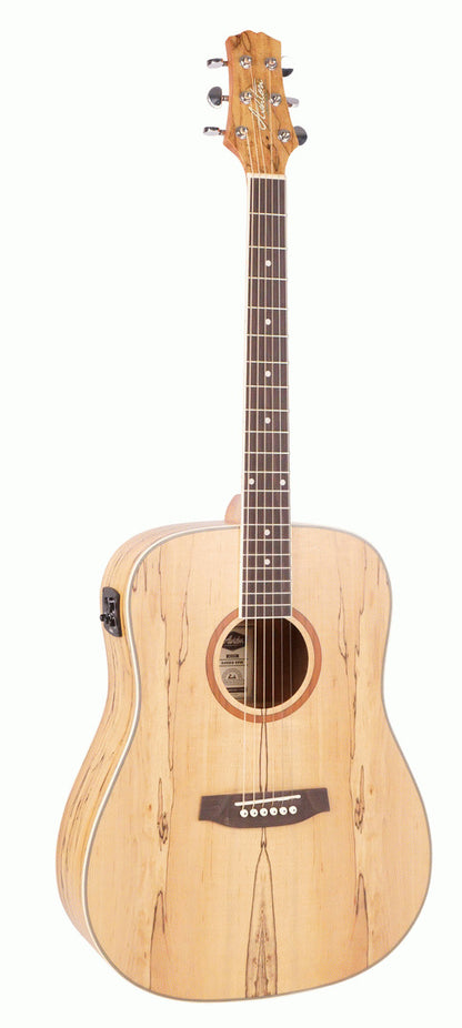 Ashton D26EQ SPM Acoustic Guitar w/ Pickup (Spalted Maple) — view 6