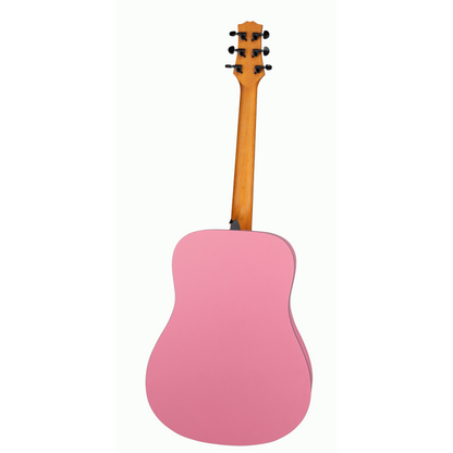 Ashton SPD30 GUV Acoustic Guitar Pink Guava with Gig Bag — view 2