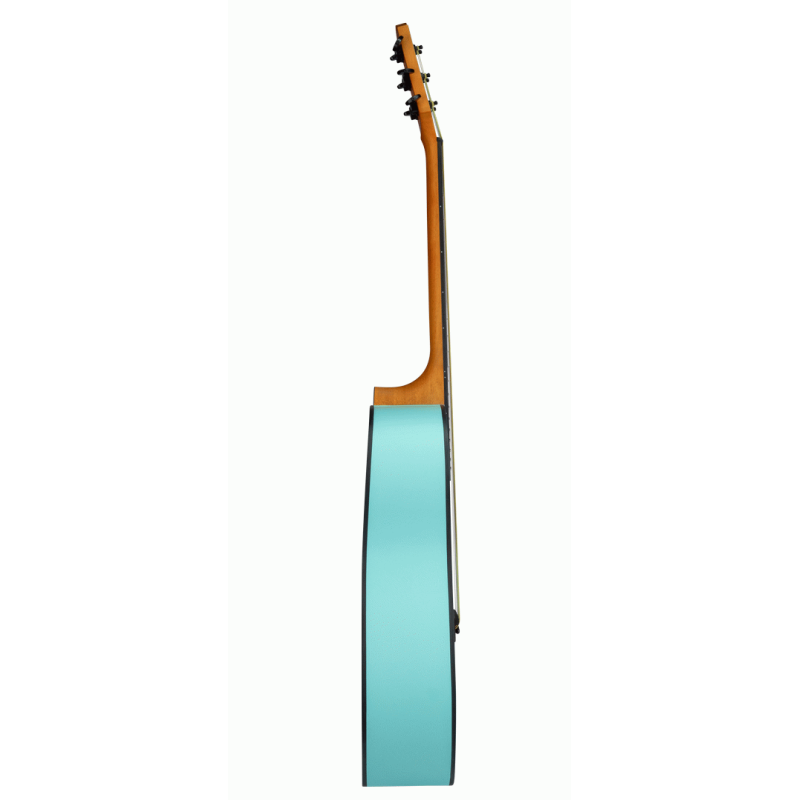 Ashton SPD30 TRP Acoustic Guitar with Gig Bag - Tropical Aqua — view 3
