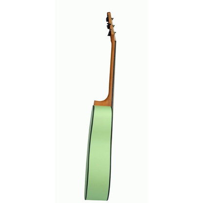 Ashton SPD30 Kiwi Green Acoustic Guitar with Gig Bag — view 3