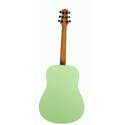 Ashton SPD30 Kiwi Green Acoustic Guitar with Gig Bag — view 2