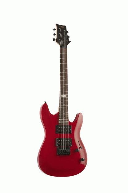 Ashton Joey Backstage RD Mini Electric Guitar (Red) — view 2