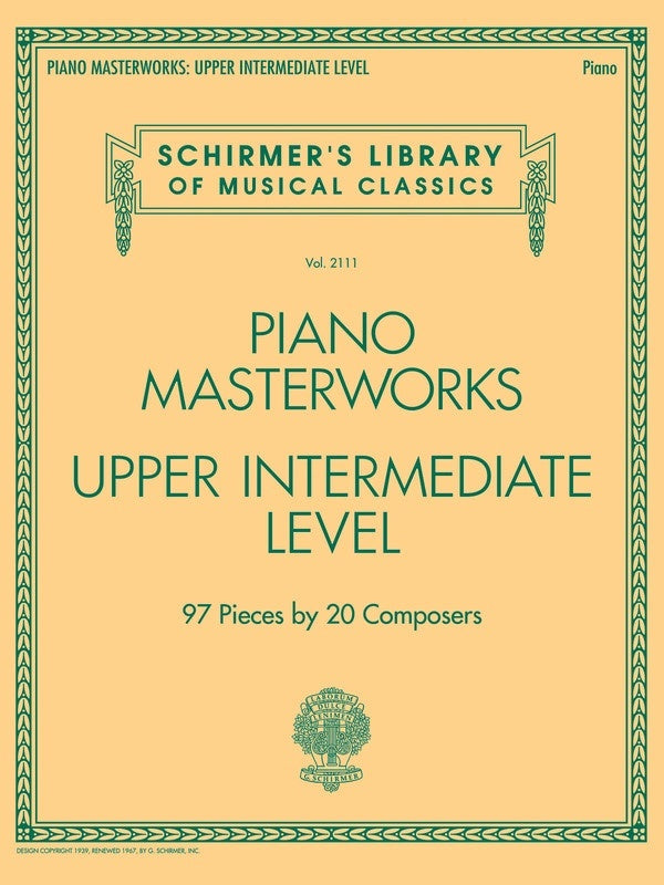 Piano Masterworks - Upper Intermediate Level (Softcover Book)