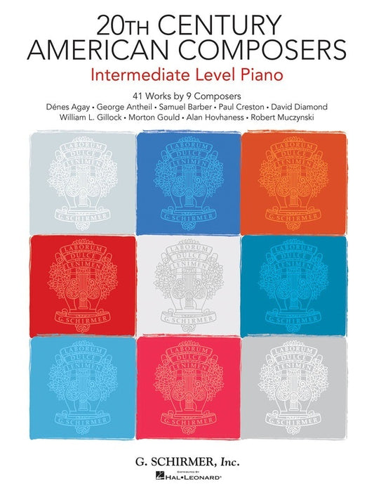20th Century American Composers Piano Intermediate (Softcover Book)