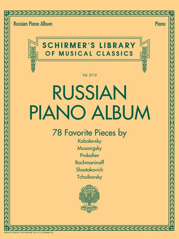 Russian Piano Album (G. Schirmer, Inc.)