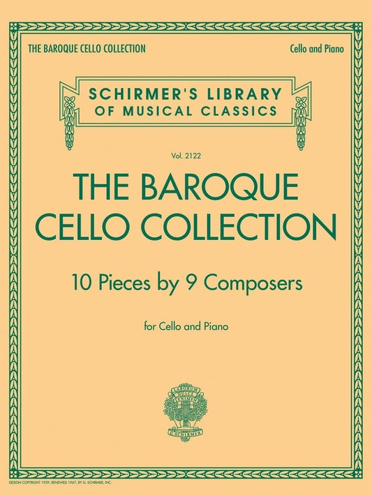 Baroque Cello Collection Cello/Piano (Softcover Book)